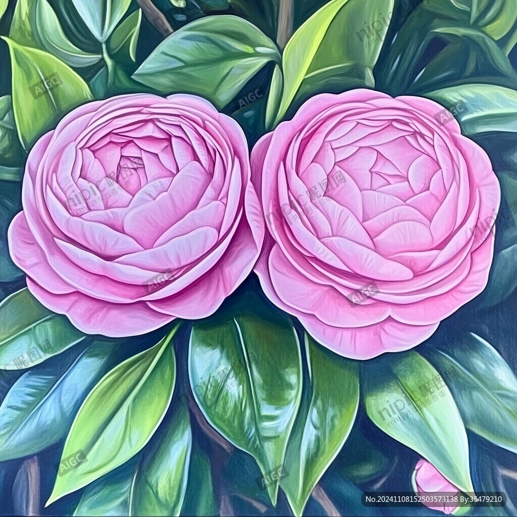 3d立体花卉油画