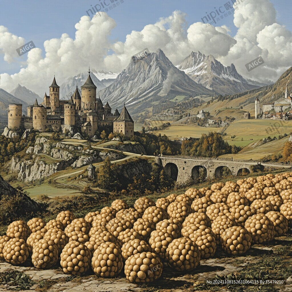 中世纪风景画