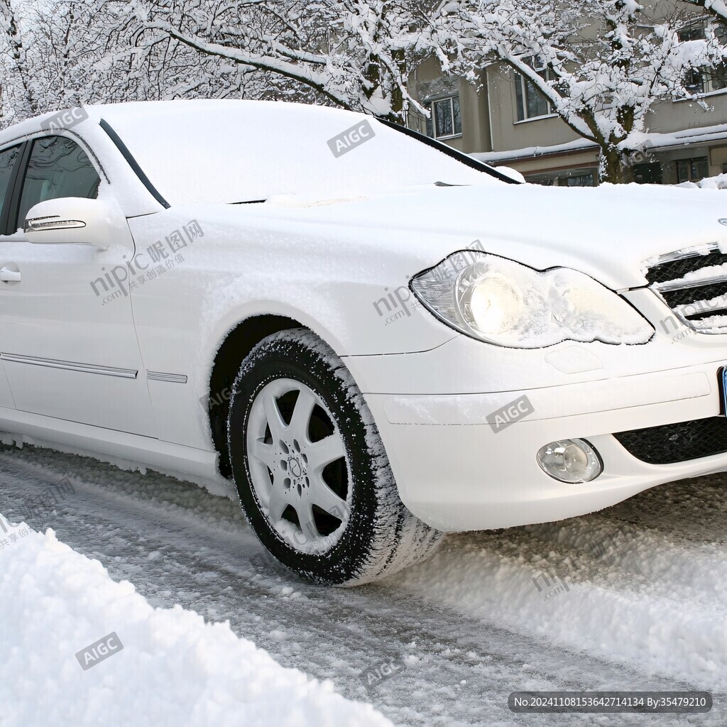 雪后汽车
