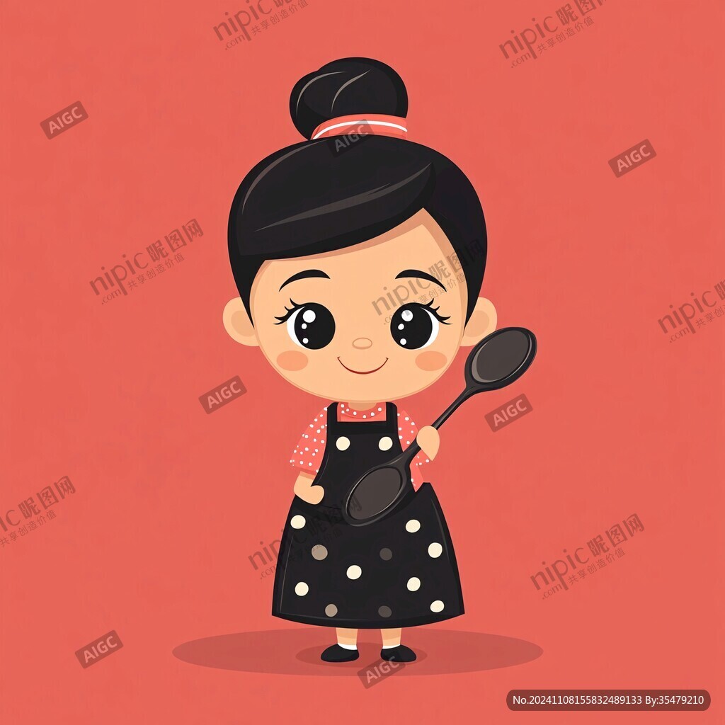 小厨娘形象