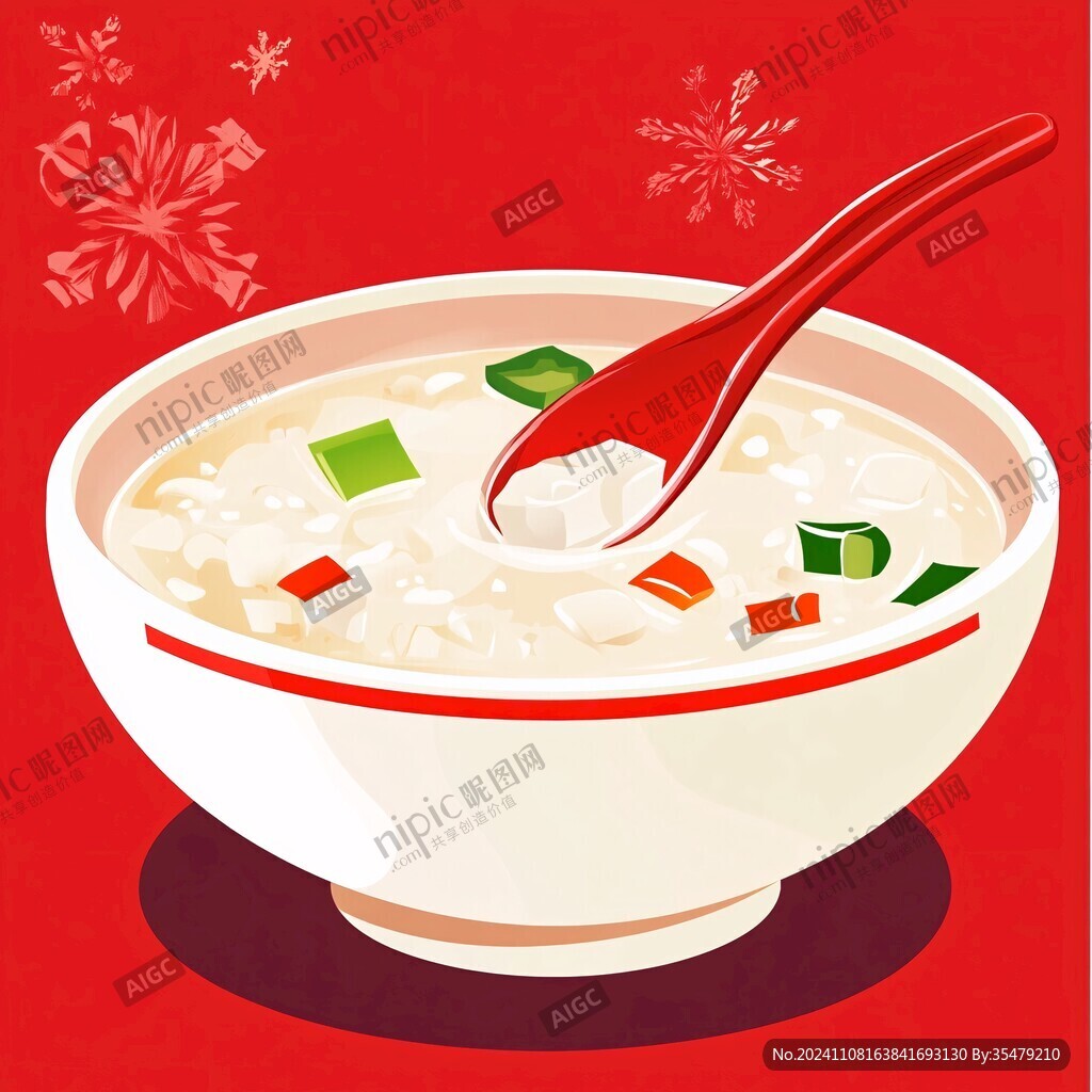手绘腊八粥