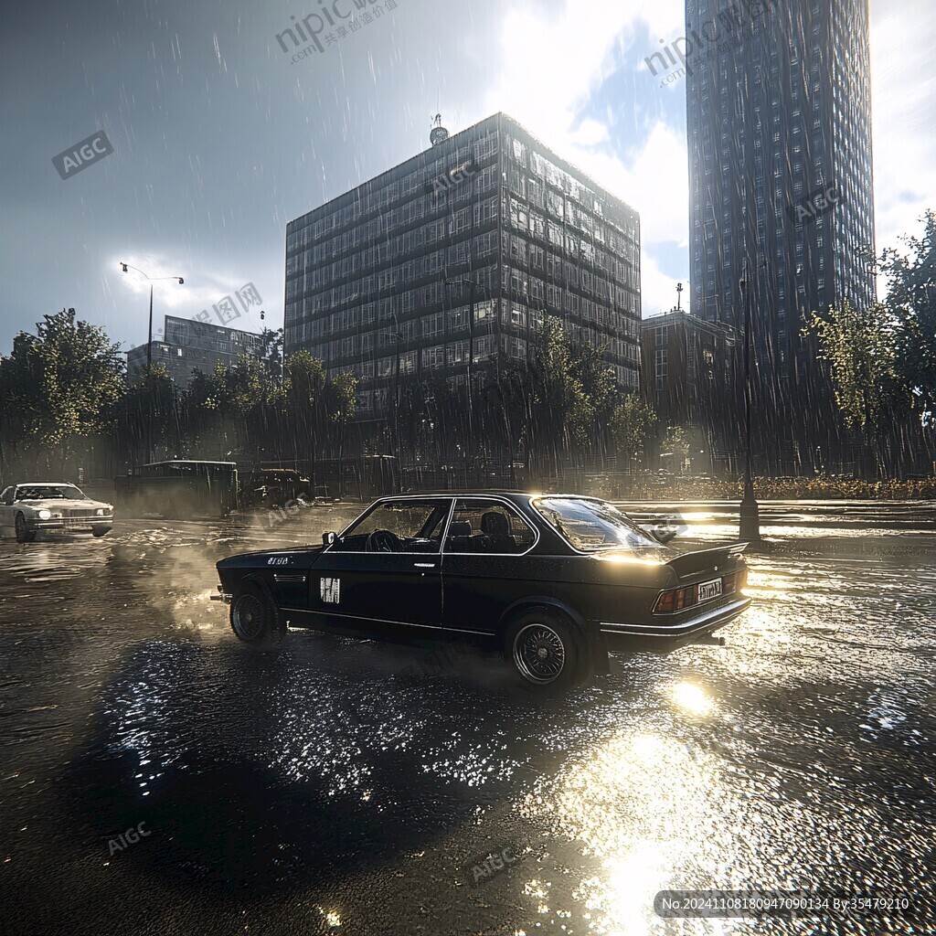 雨中出租车
