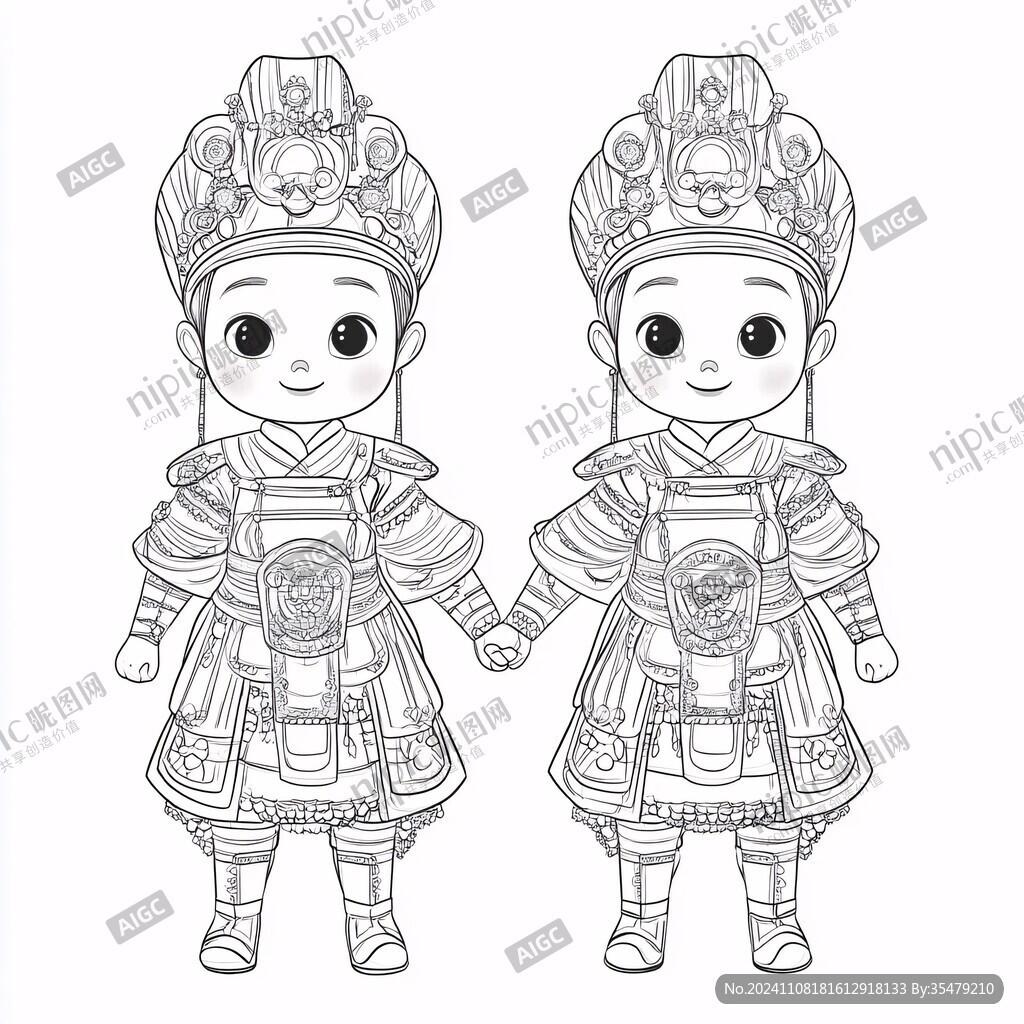 q版侗族男生
