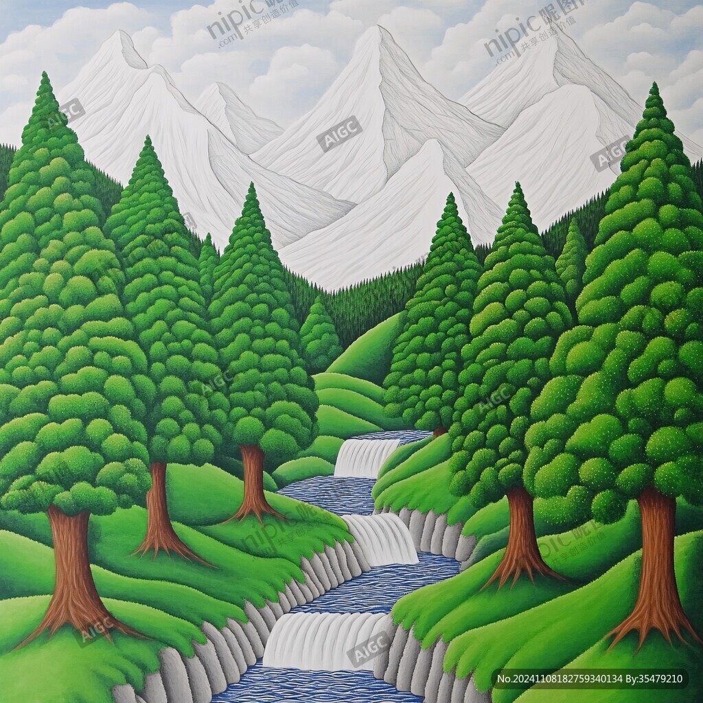 装饰风景作品