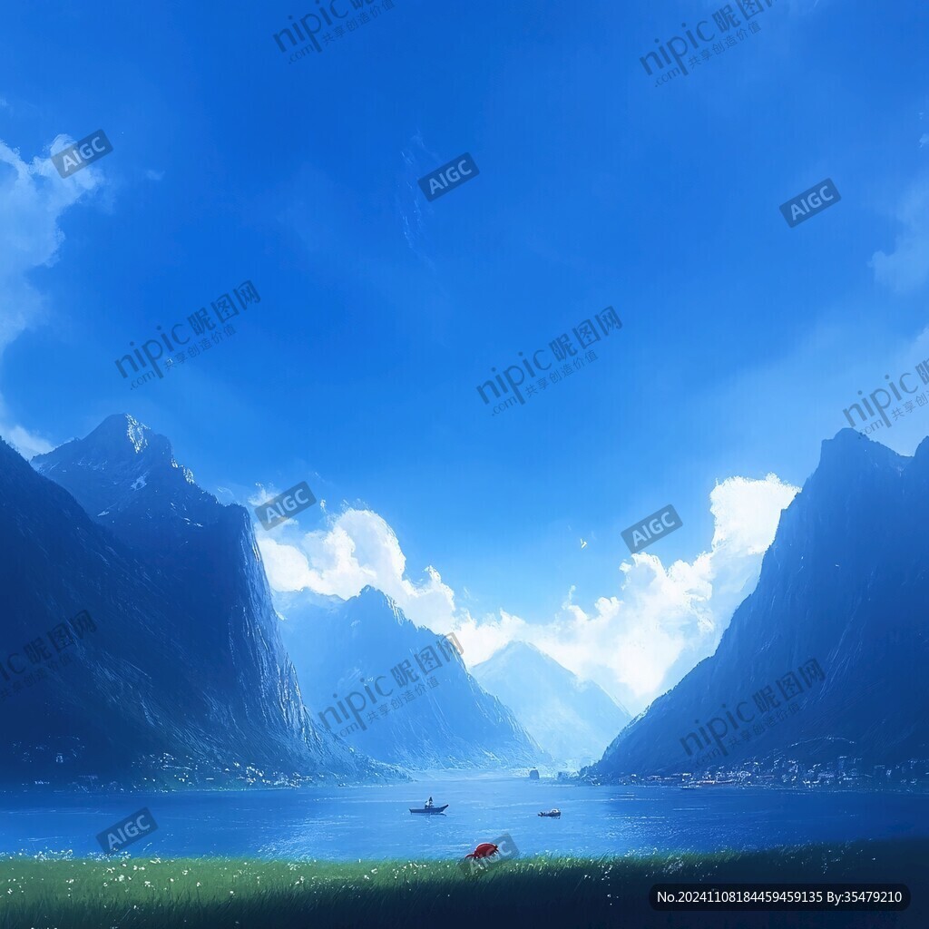 宽屏风景画