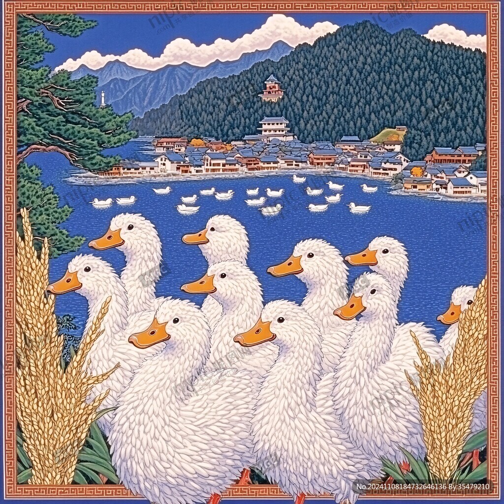 鸭田大米插画