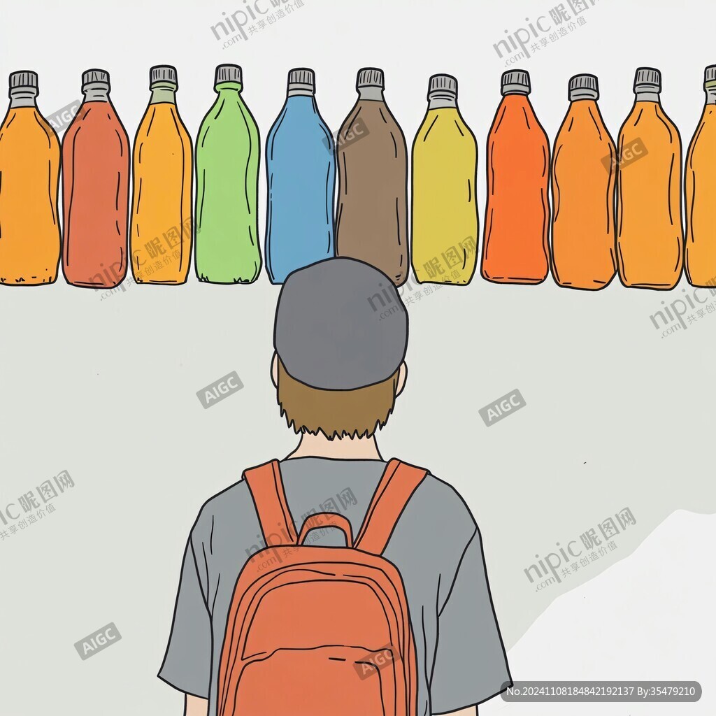 瓶子卡通素材