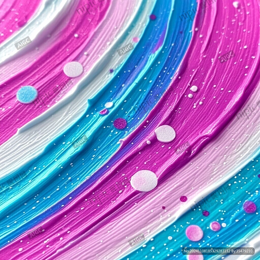温柔粉紫色流光溢彩