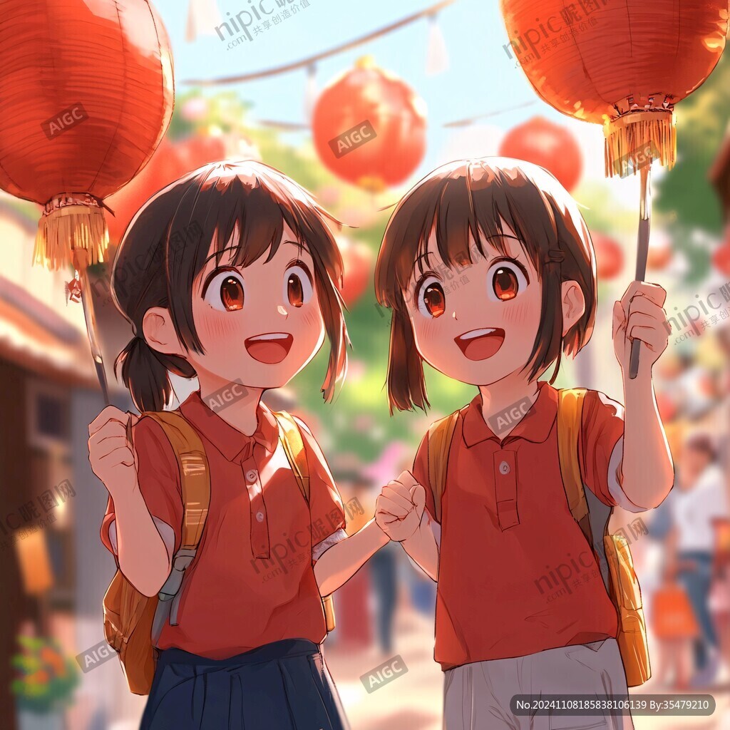 拿灯笼的小伙伴