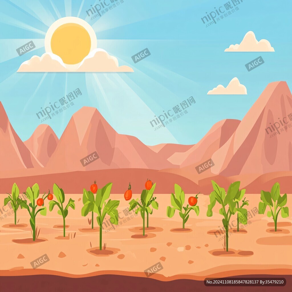 沙漠设计插图