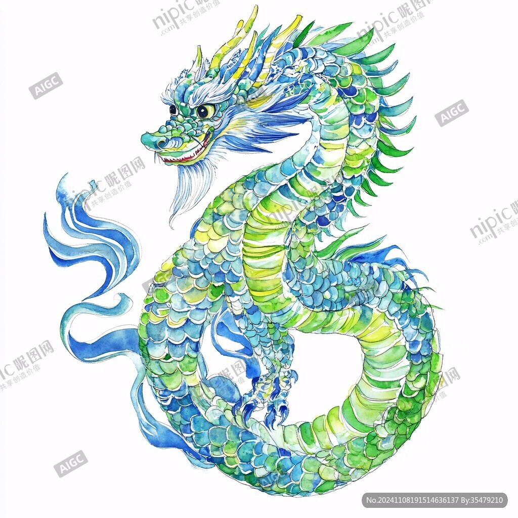 青龙手绘