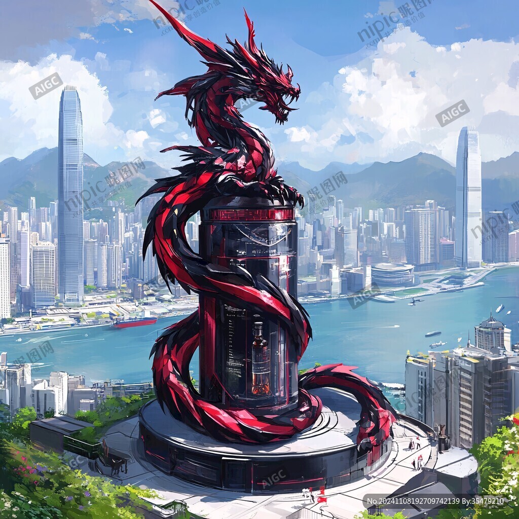 板绘龙