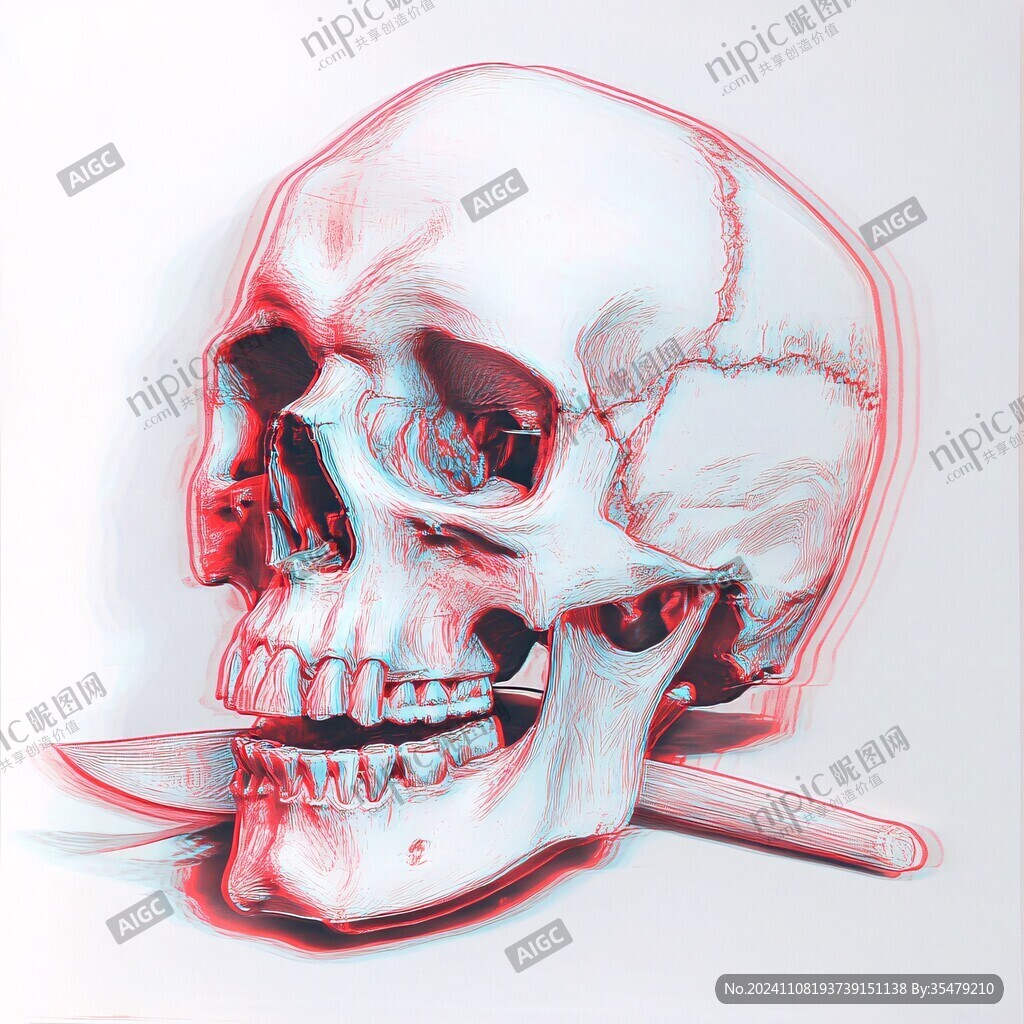 动画骷髅头