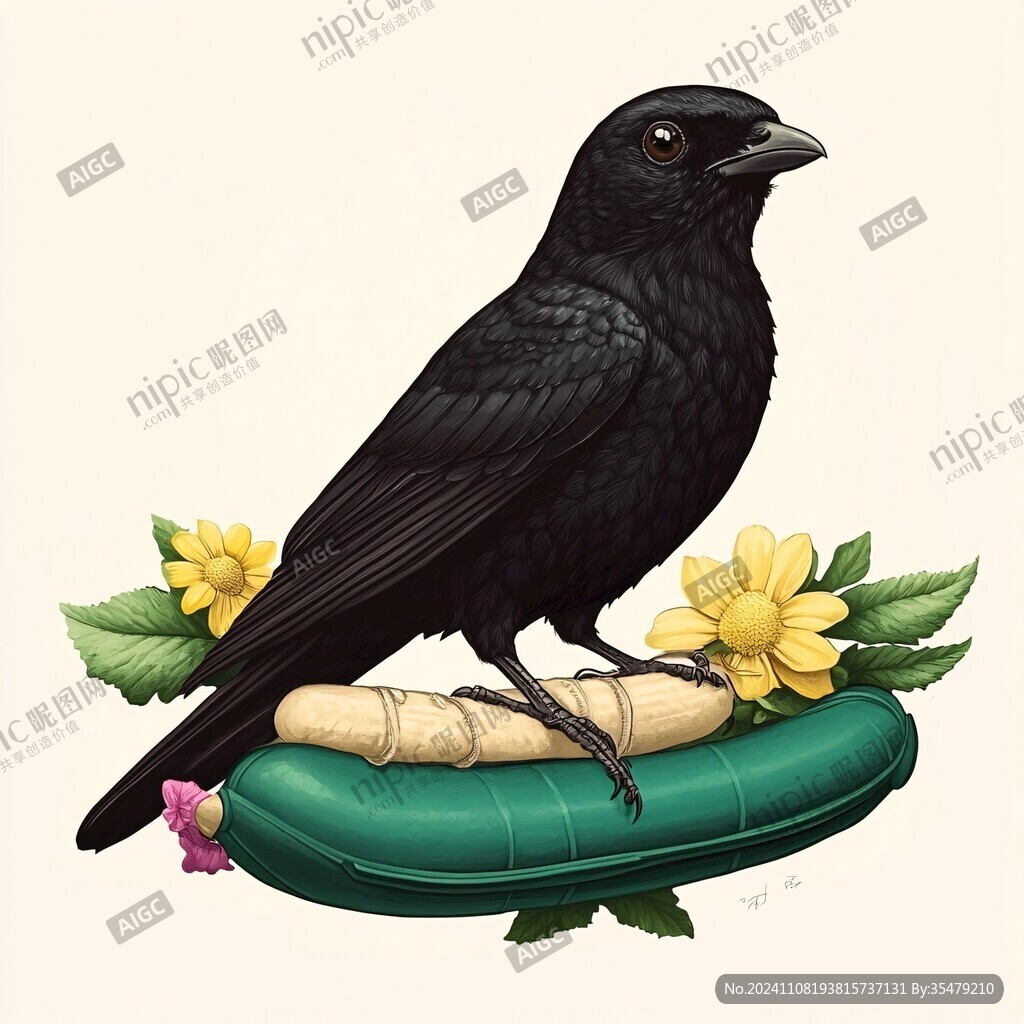 好看鸟插画