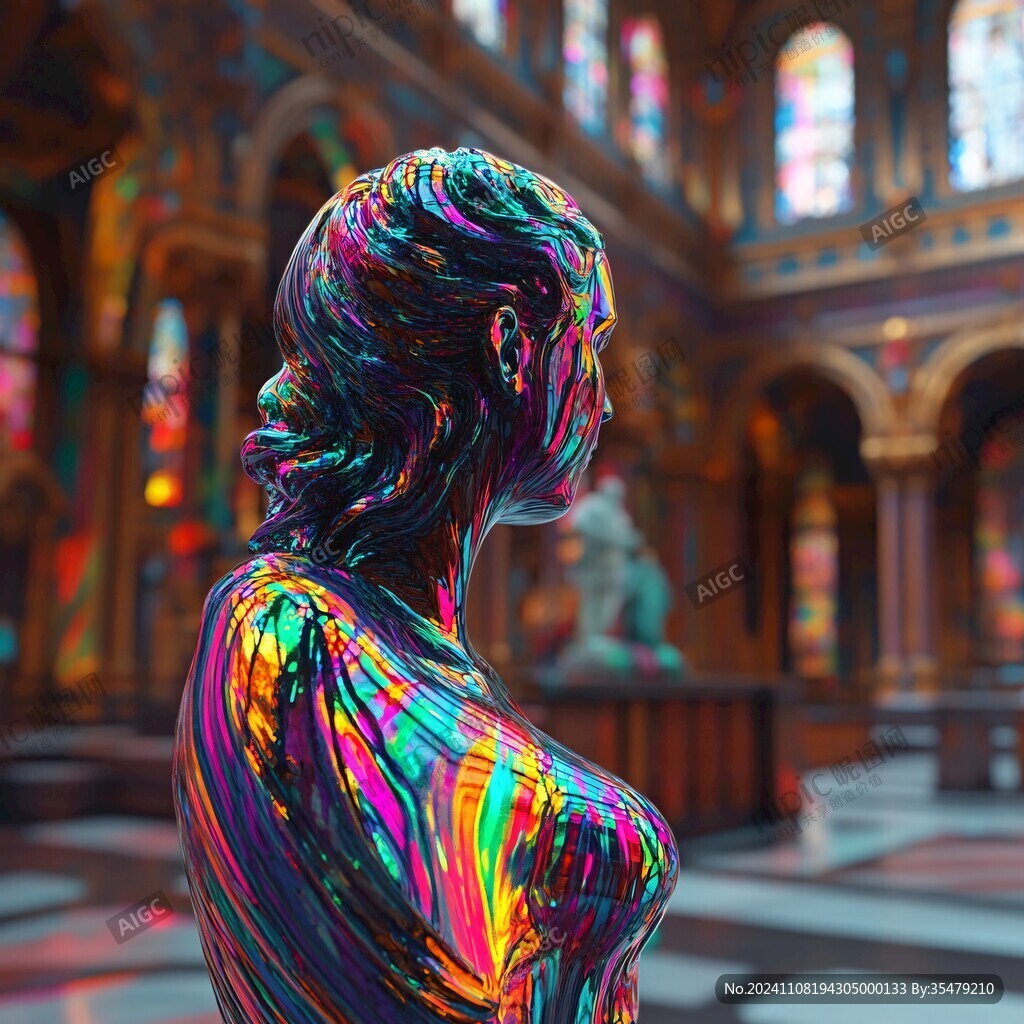 3d效果女孩
