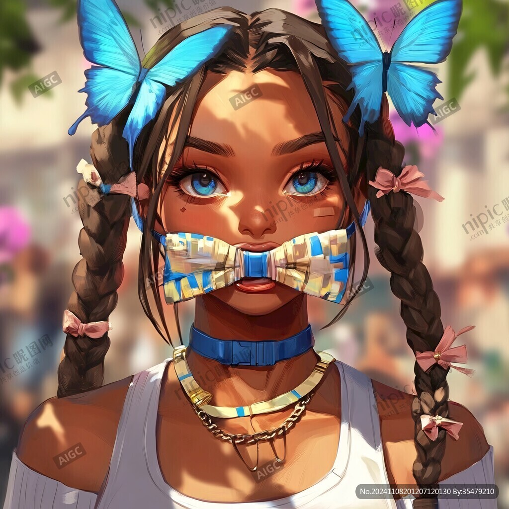 3d效果女孩