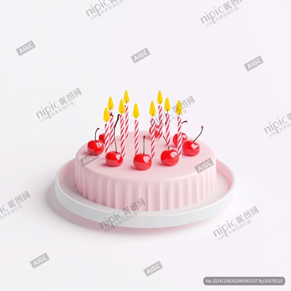 生日蛋糕模型