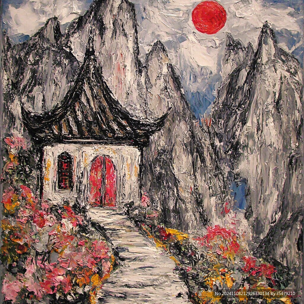 醉翁亭油画