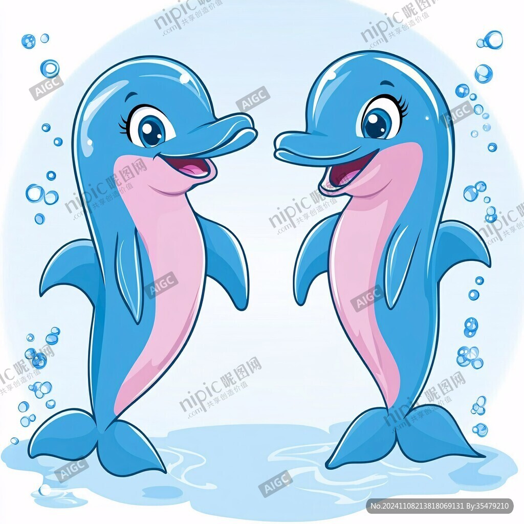 海豚卡通形象