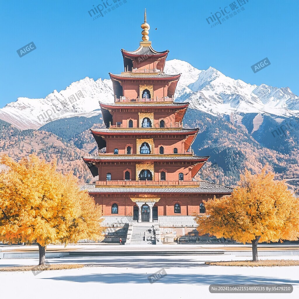 雪山古楼