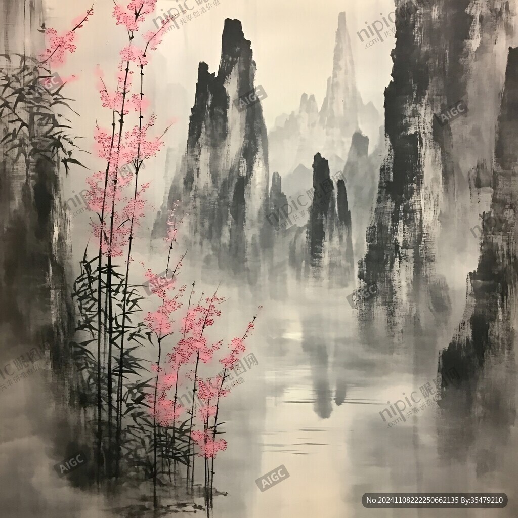 漓江墙画