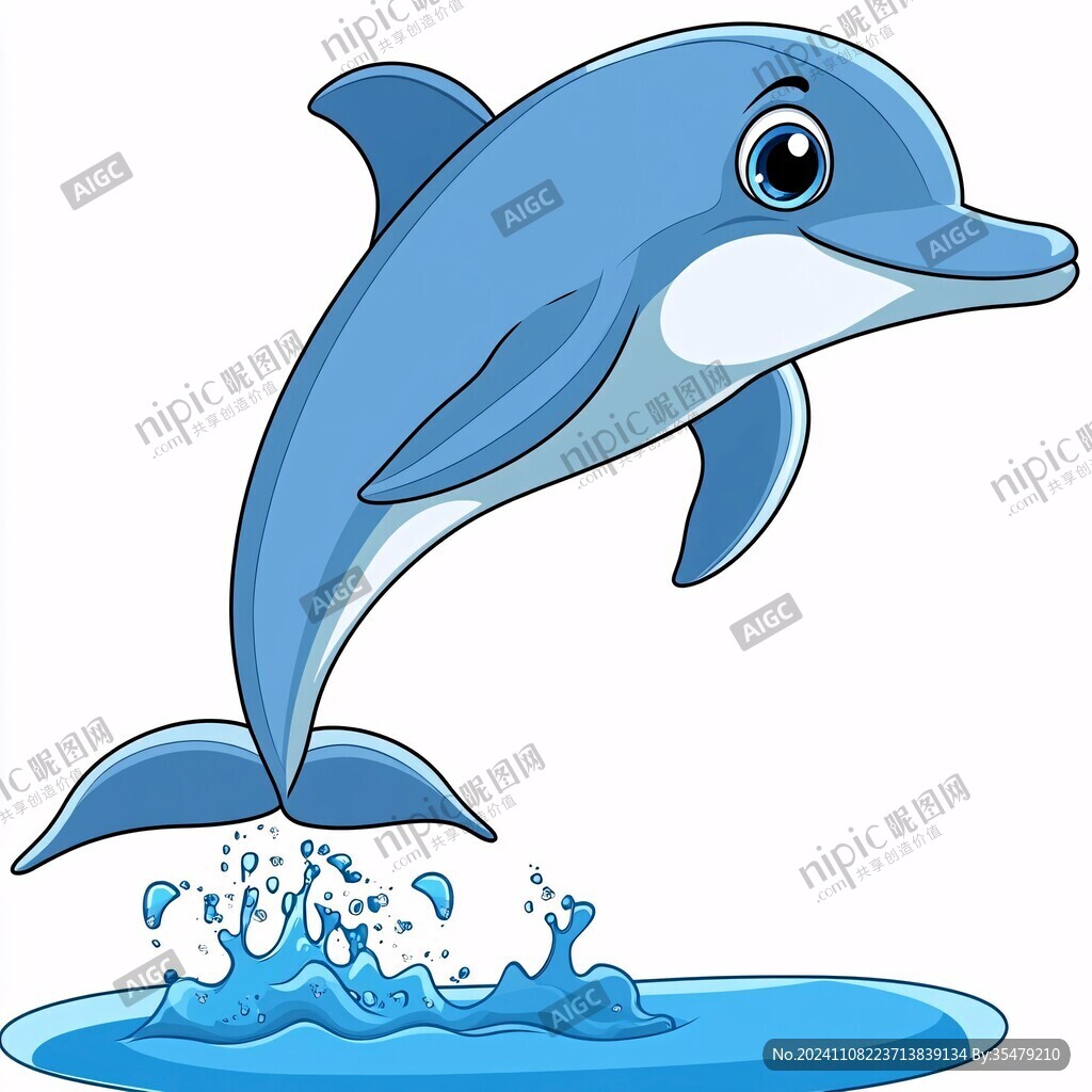 海豚卡通形象