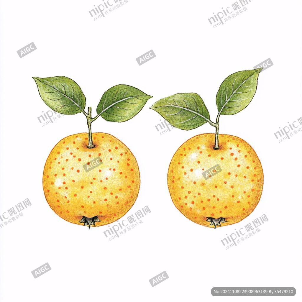 黄金百香果包装插画
