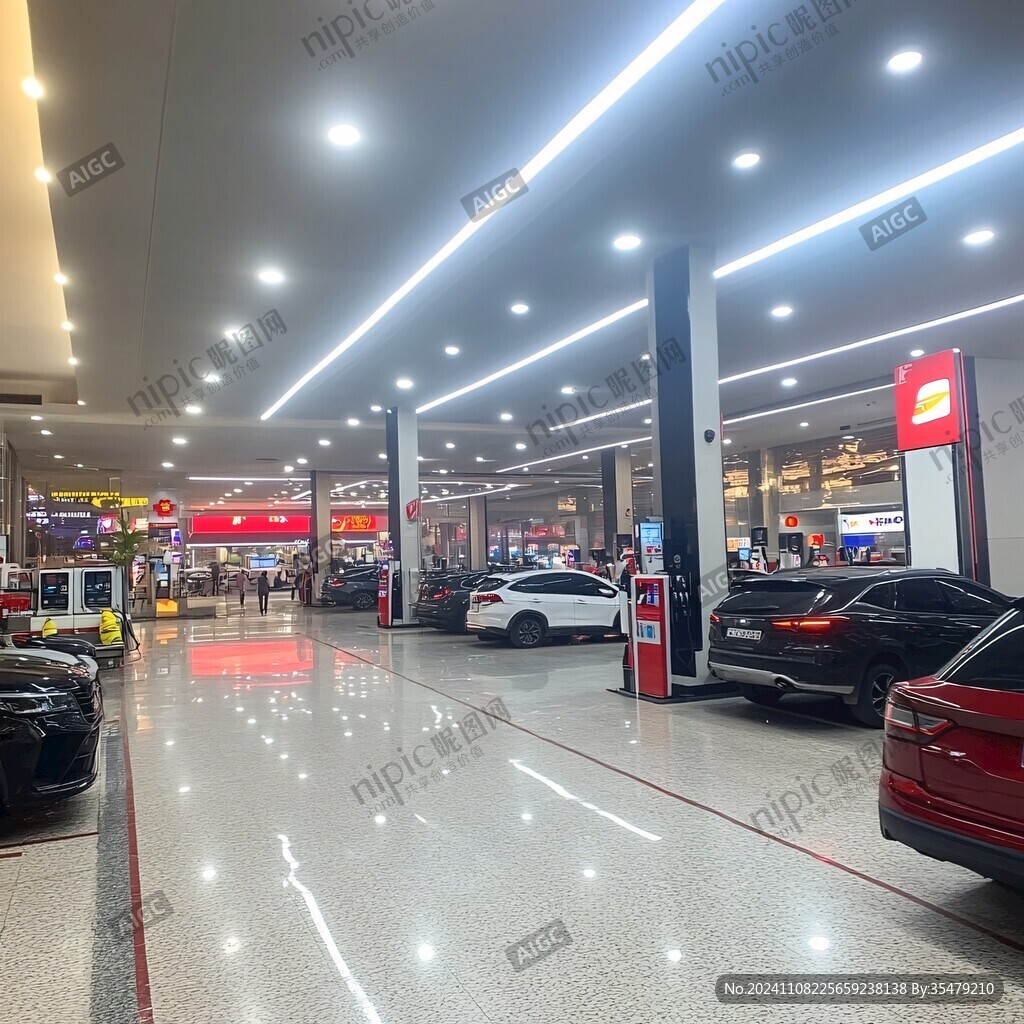 汽车4s店内景