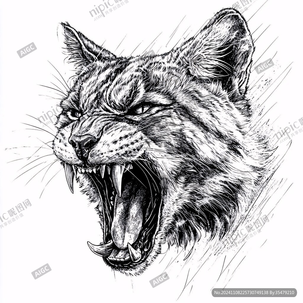 山猫雕刻