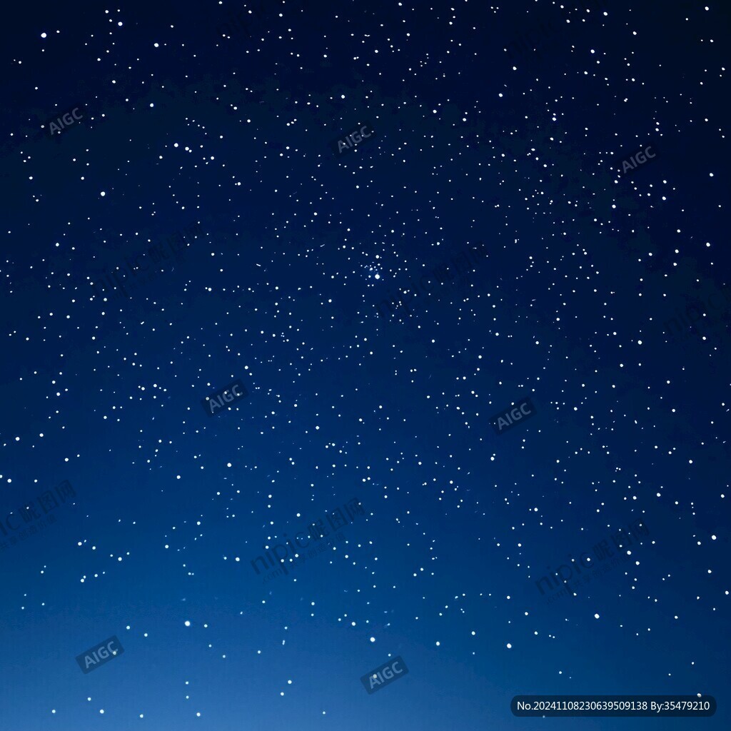 蓝色星空星空