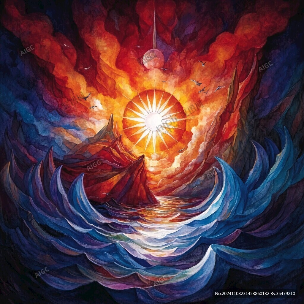 海洋流体画宇宙
