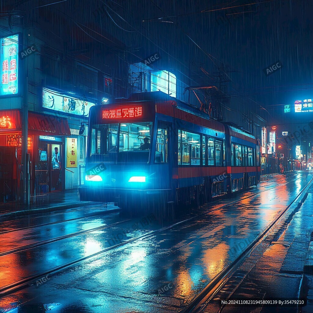 夜景梅雨季