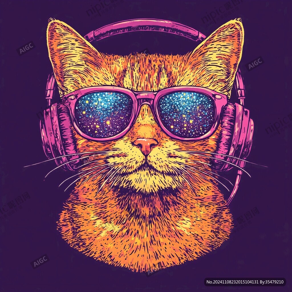 猫咪潮流海报
