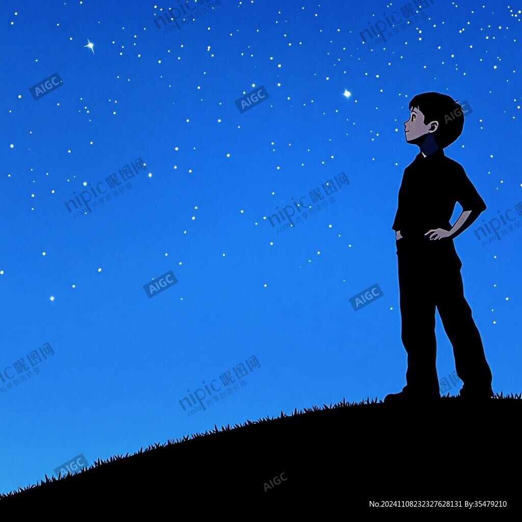 仰望星空的人