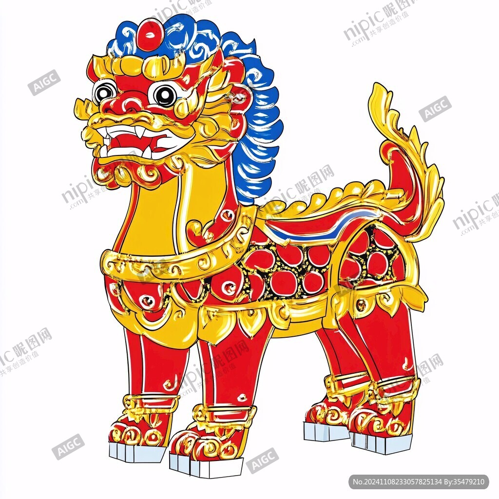 春节马年卡通形象