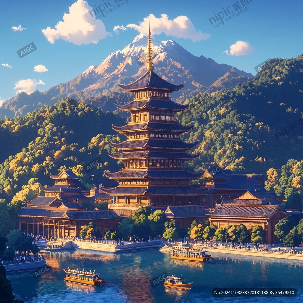 横店插画