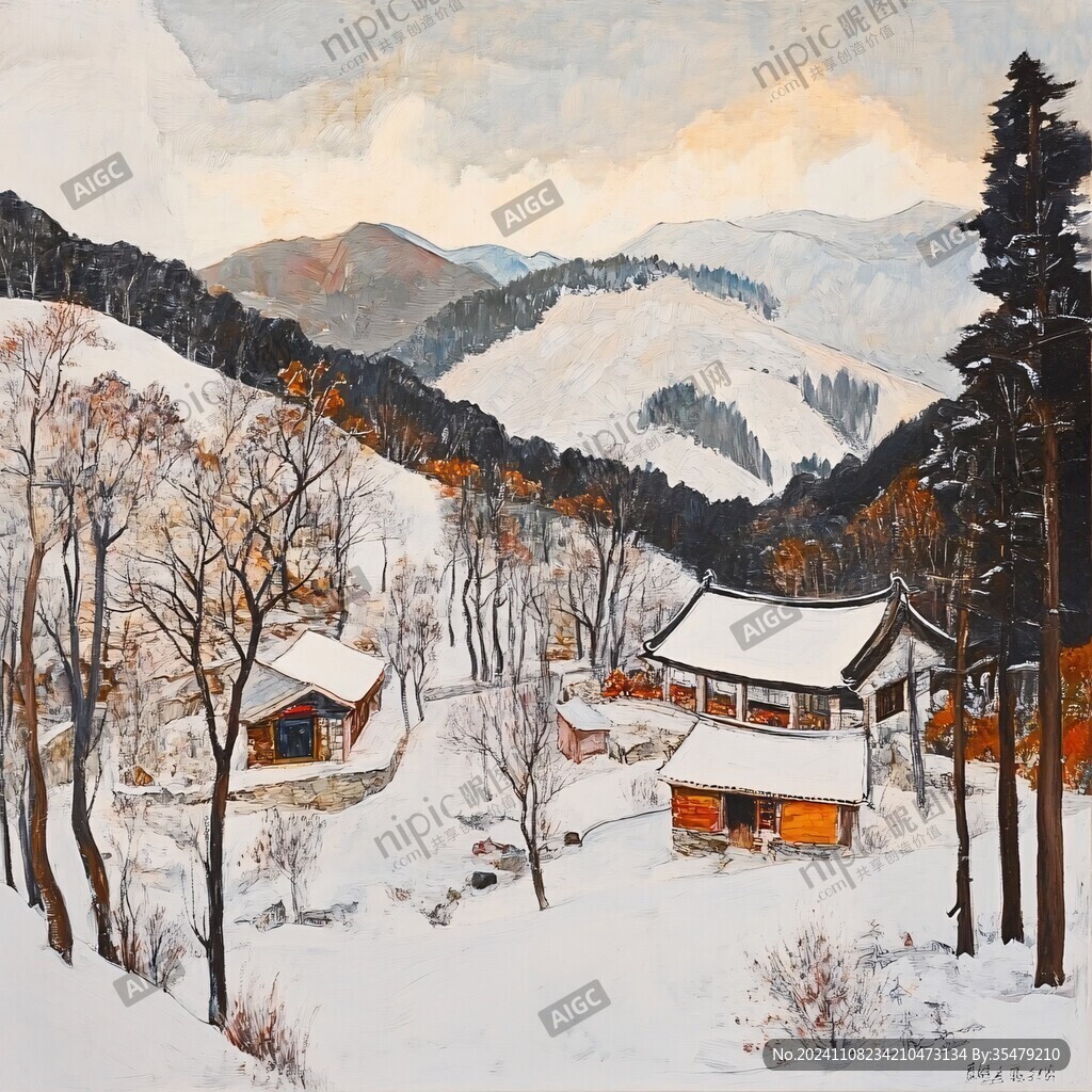 雪村油画