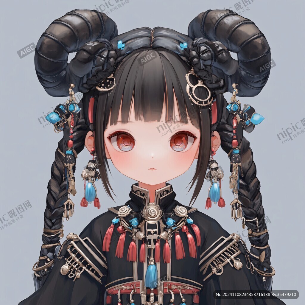 q版苗族女孩