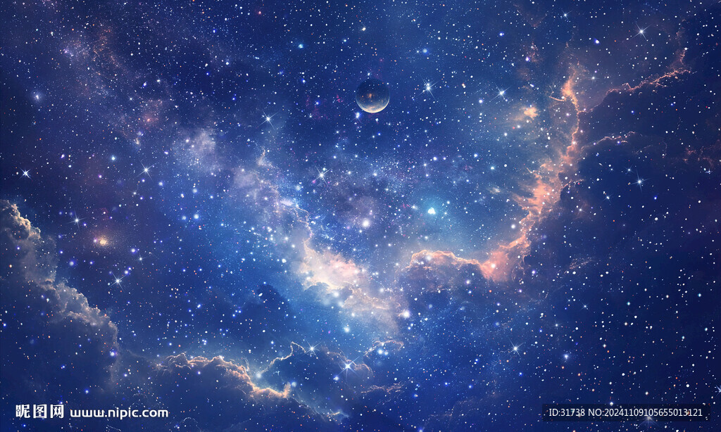 蓝色星空吊顶天花