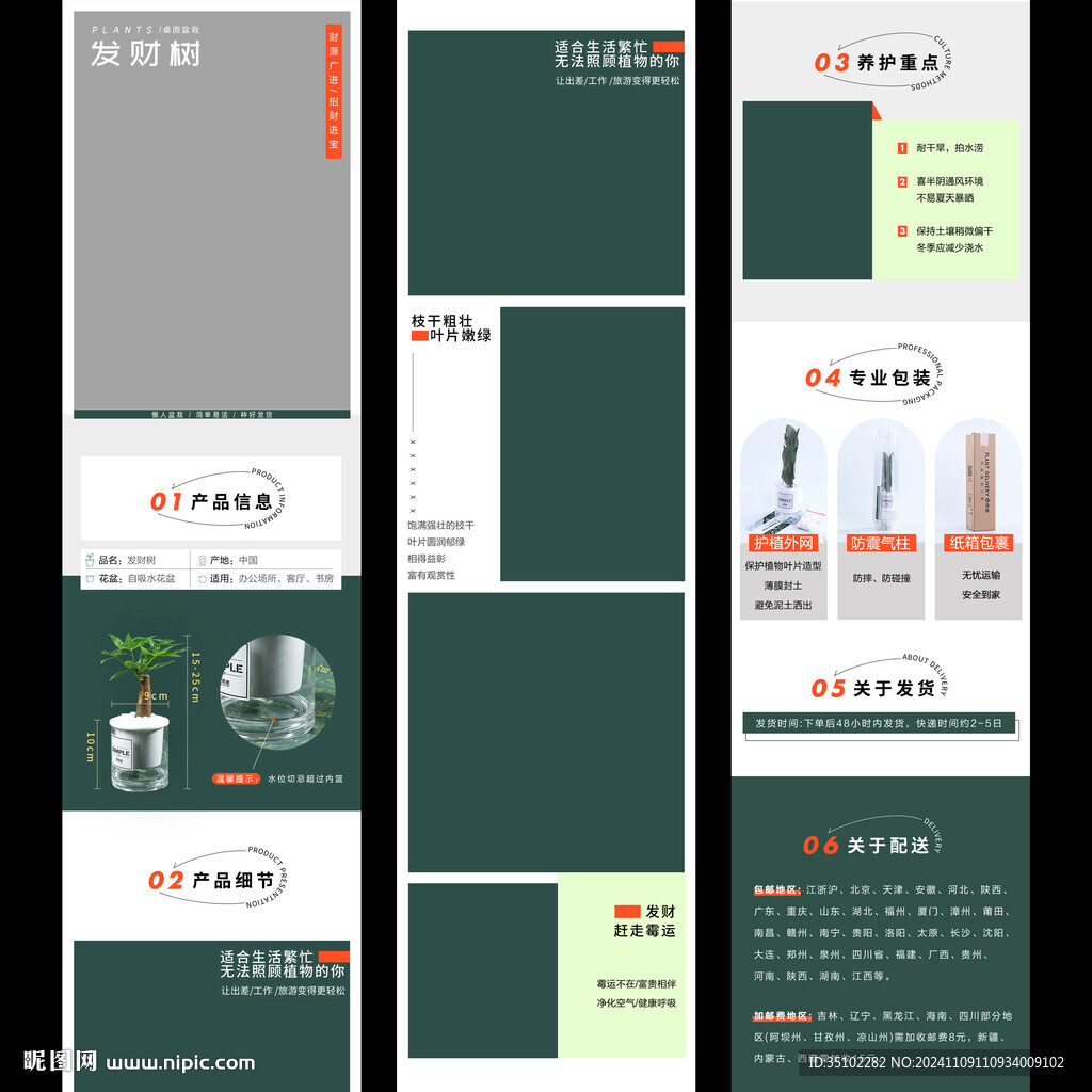 详情页模板