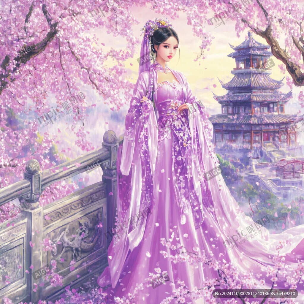 古典美女壁纸