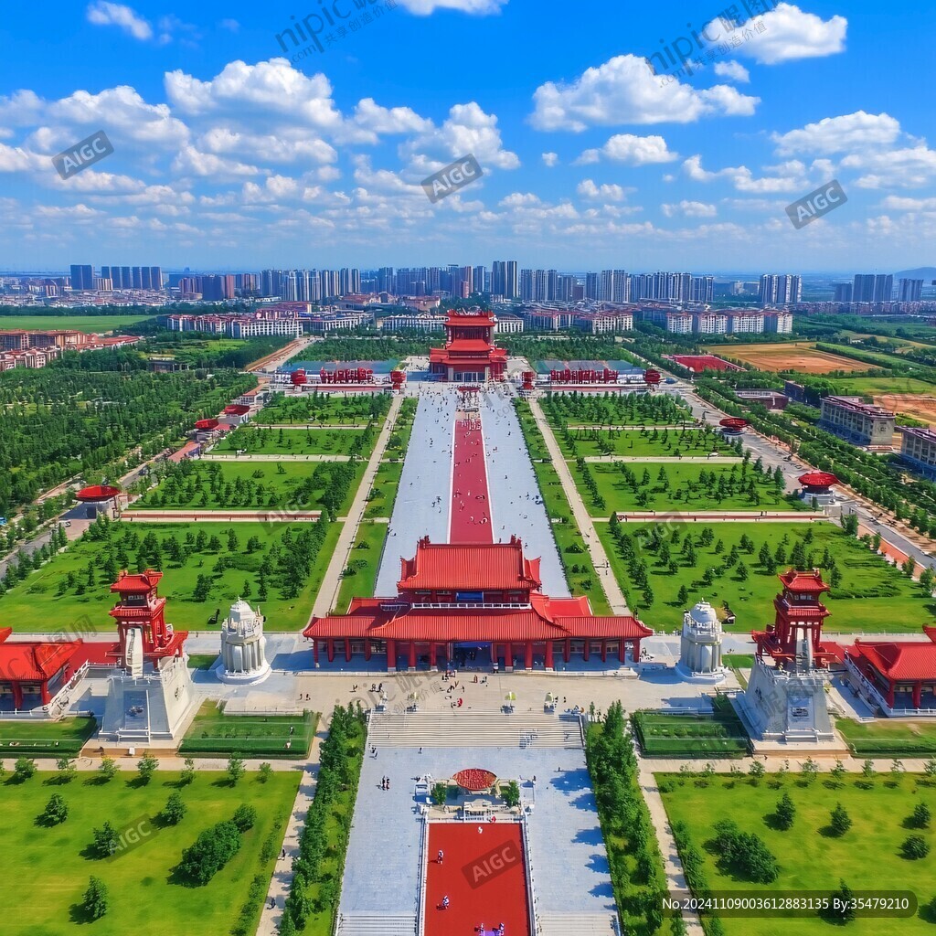 中轴线俯拍