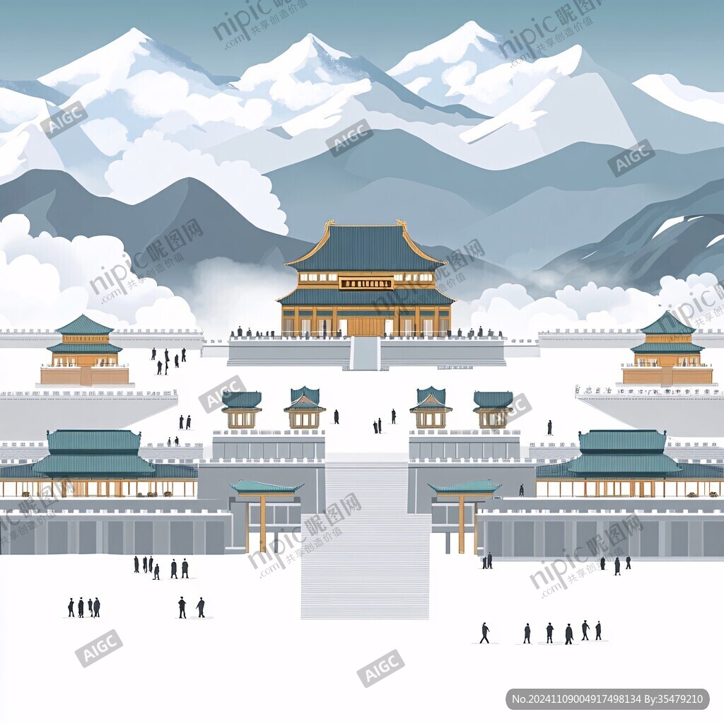 神武门插画