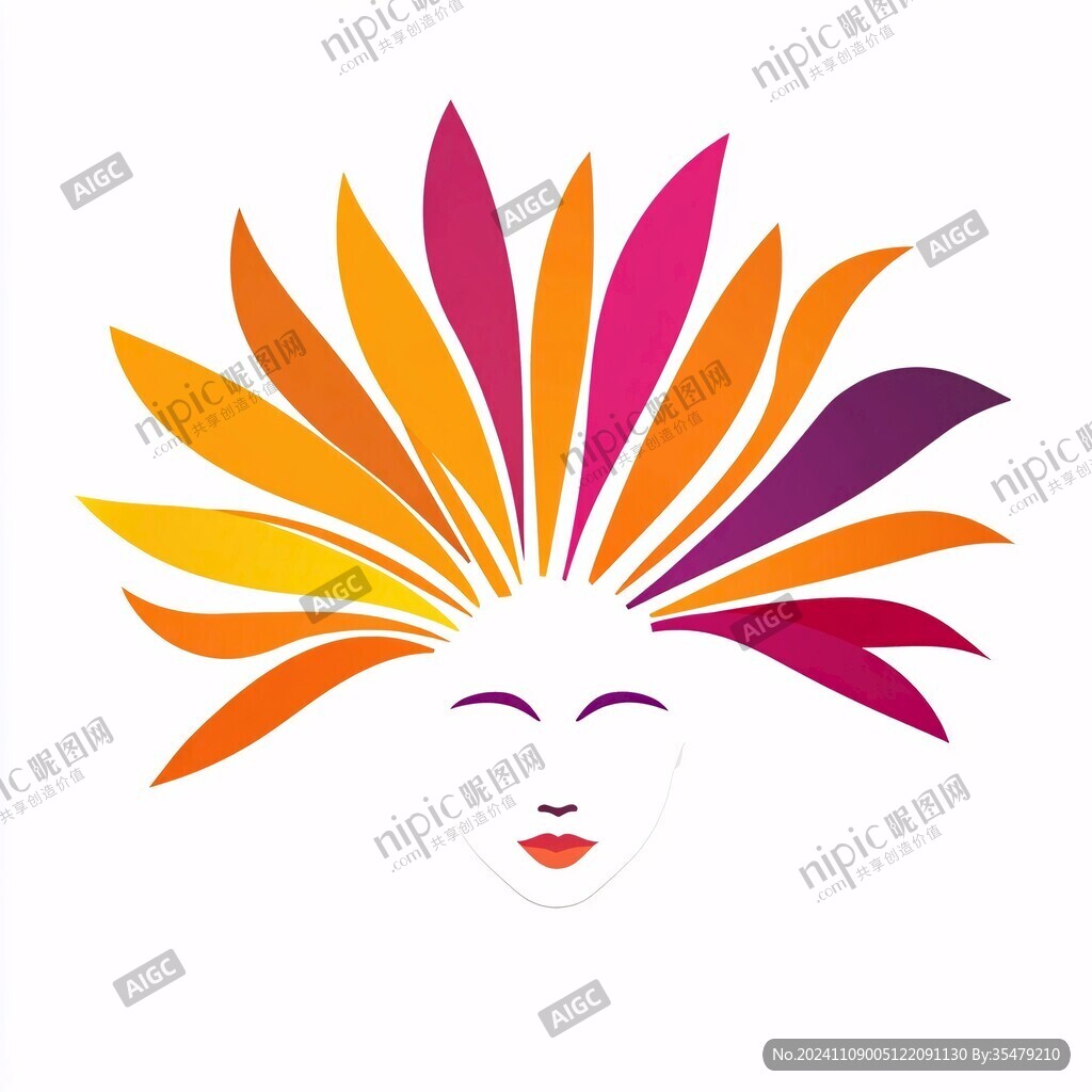化妆发型logo