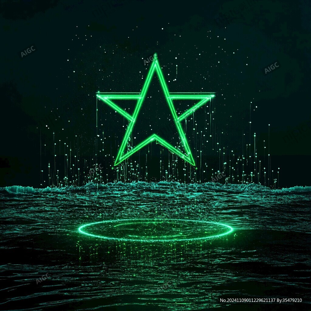 抽象写意星辰大海地产