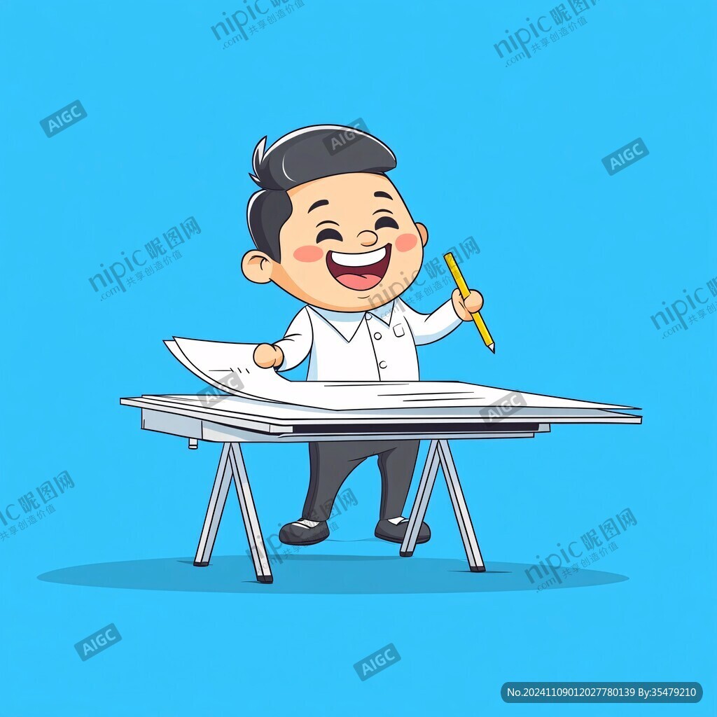 书法卡通人物