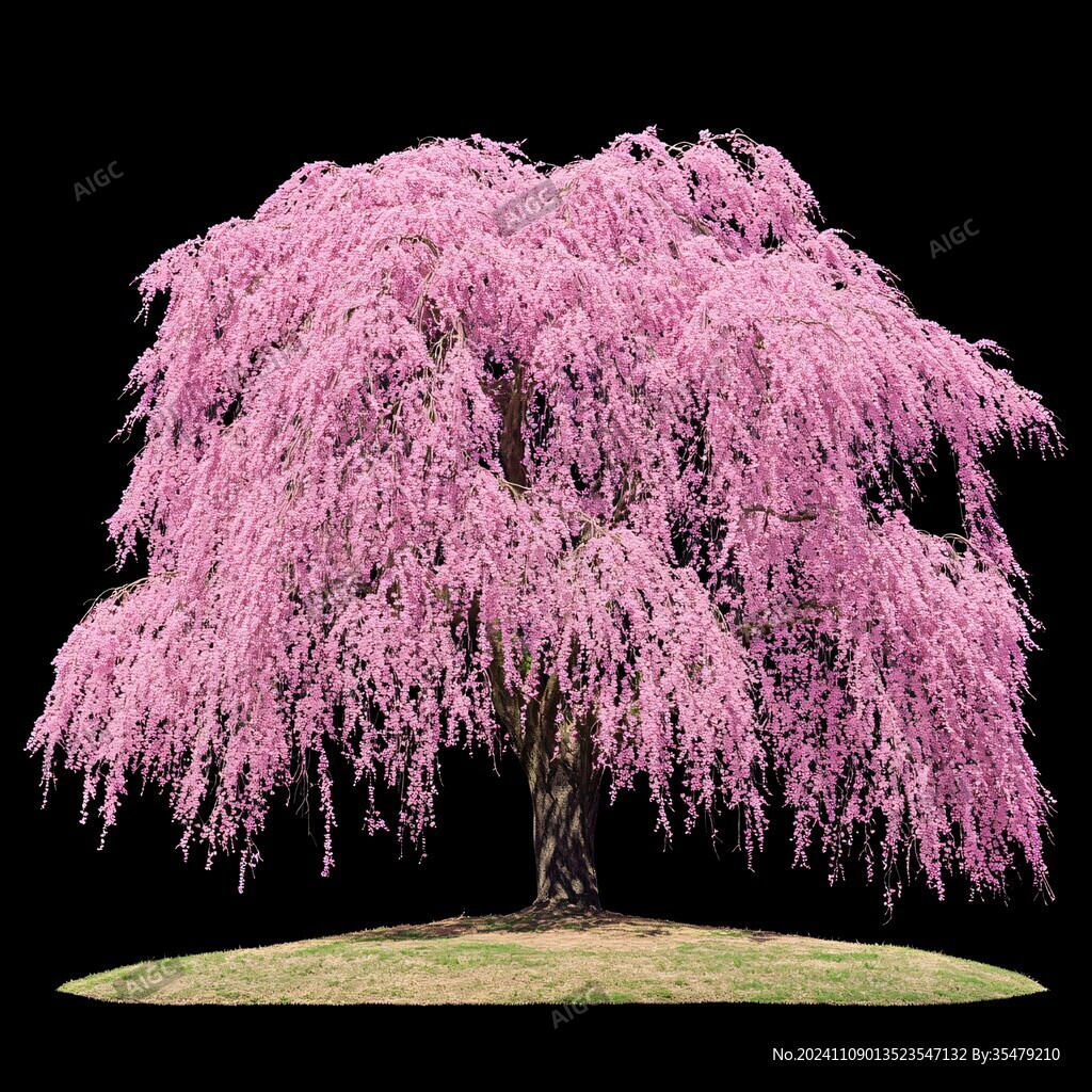 整体的樱花树