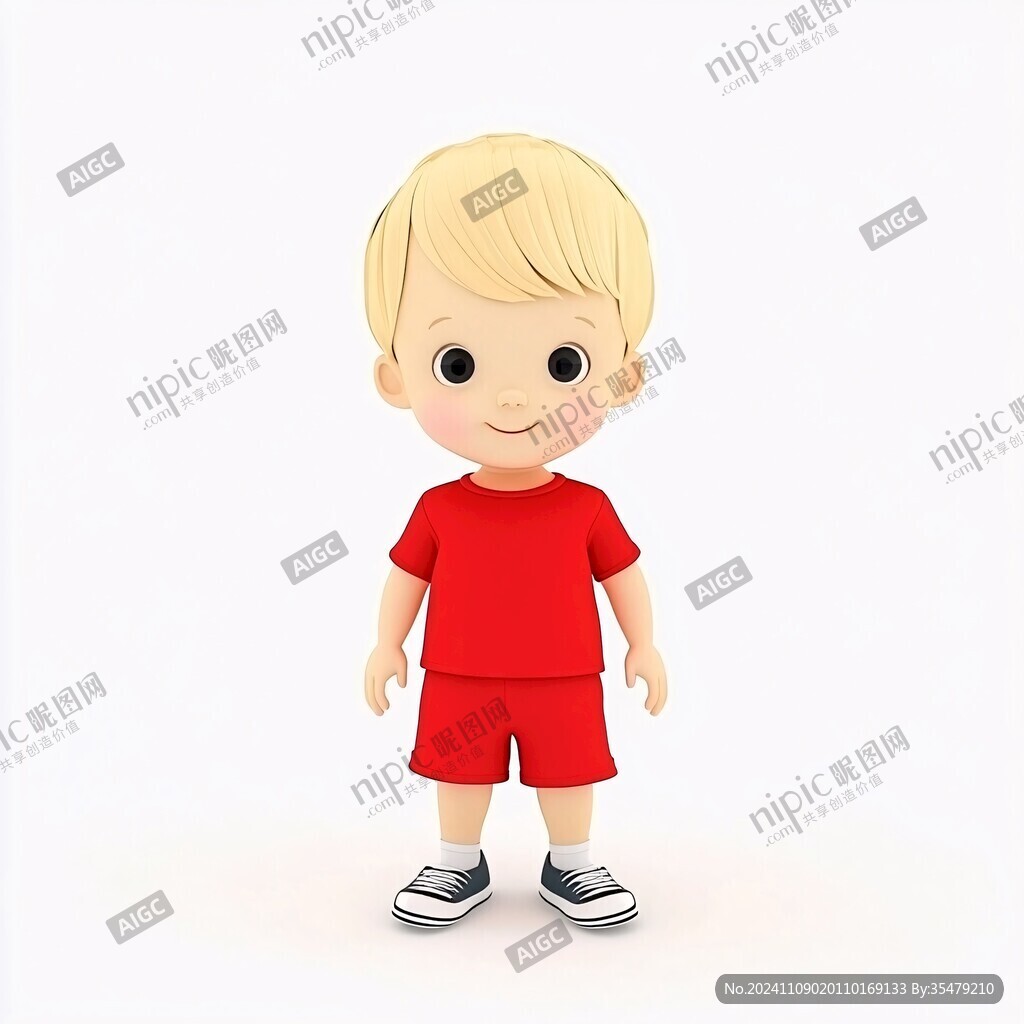 原创卡通小男孩