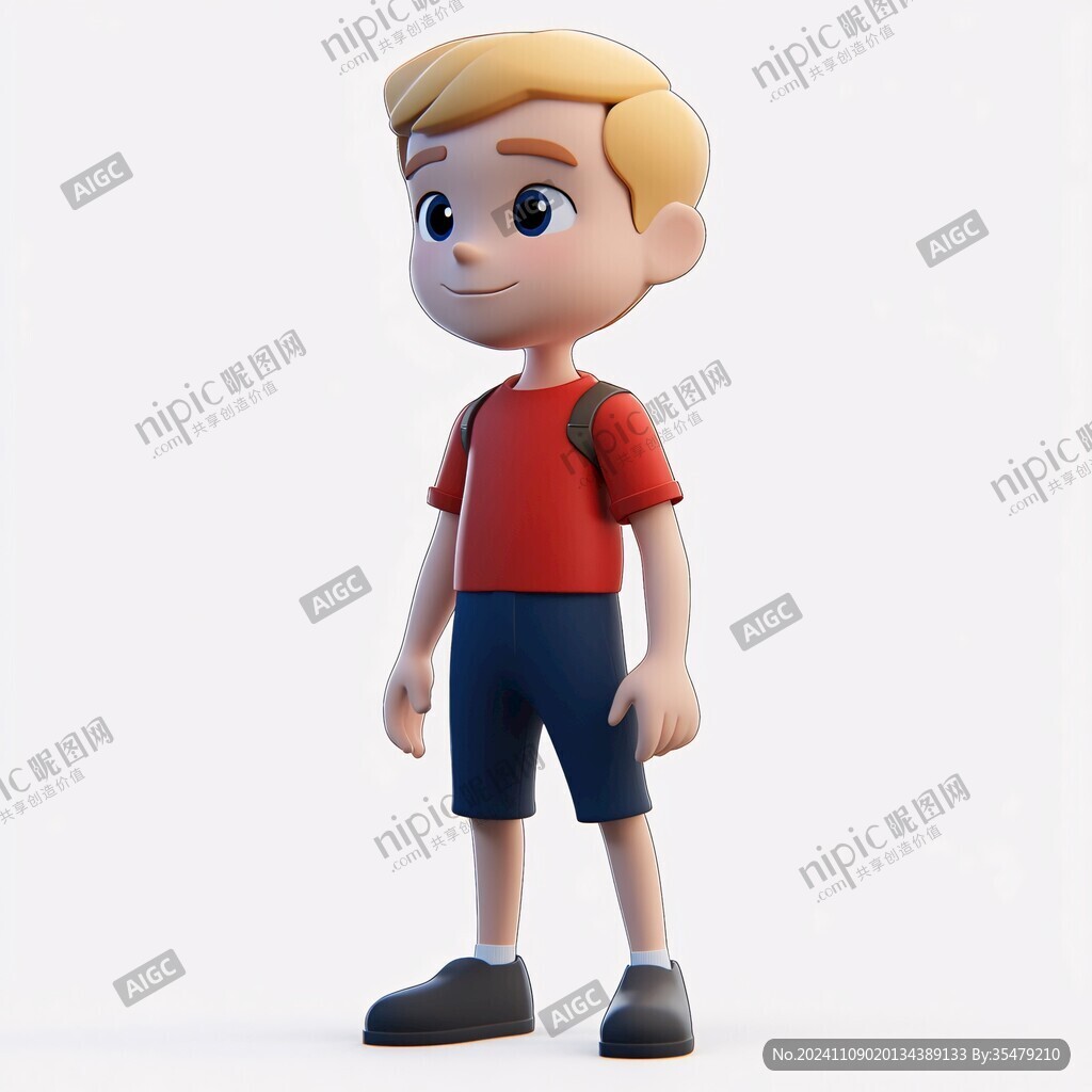 三维卡通人物建模