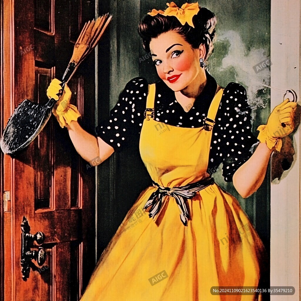 执扇女佣